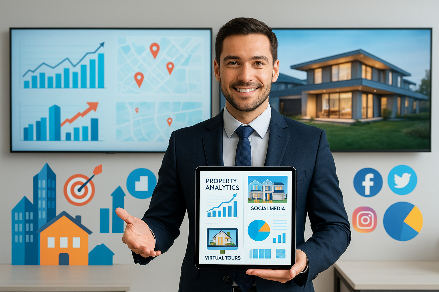 Driving property sales with powerful real estate marketing strategies.